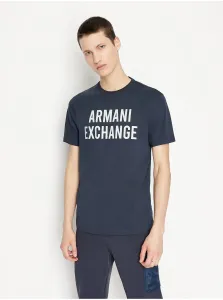 Dark blue Men's T-Shirt Armani Exchange - Men #706647