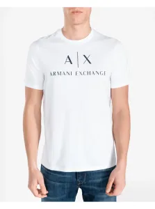 Tričko Armani Exchange pánske, biela farba, s potlačou, 8NZTCJ Z8H4Z NOS #4088403