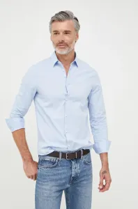Bavlnená košeľa Armani Exchange pánska, slim, s klasickým golierom #8675182