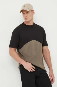 Bavlnené tričko Armani Exchange vzorované