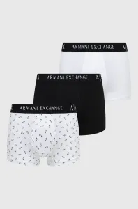 Boxerky Armani Exchange 3-pak pánske