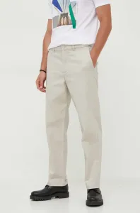 Nohavice Armani Exchange pánske, šedá farba, rovné #8752448