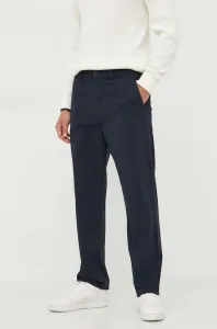 Nohavice Armani Exchange pánske, tmavomodrá farba, rovné