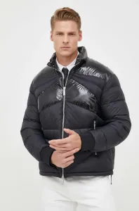 Páperová bunda Armani Exchange pánska, čierna farba, zimná