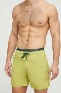 Plavkové šortky Armani Exchange zelená farba #8701573