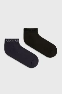 Ponožky Armani Exchange (2-pak) pánske, zelená farba #251274