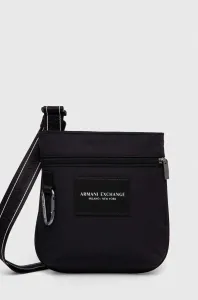 Malá taška Armani Exchange čierna farba #9033509