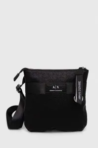 Malá taška Armani Exchange čierna farba #9033511