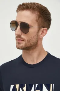 Slnečné okuliare Armani Exchange pánske, bordová farba