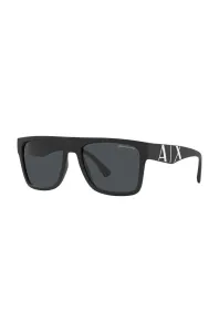 Slnečné okuliare Armani Exchange pánske, čierna farba #4585975