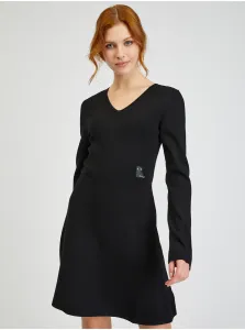 Šaty na denné nosenie pre ženy Armani Exchange - čierna #585120