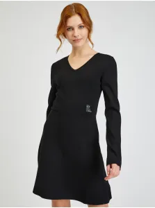 Šaty na denné nosenie pre ženy Armani Exchange - čierna #585121