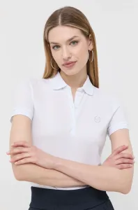 Bavlnené polo tričko Armani Exchange biela farba, 8NYF73 YJ17Z NOS