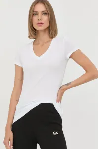 Bavlnené tričko Armani Exchange biela farba,, 8NYTDH YJ16Z NOS #283774