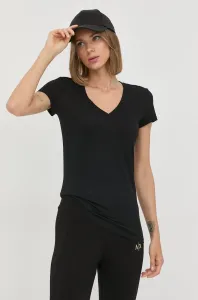 Bavlnené tričko Armani Exchange čierna farba,, 8NYTDH YJ16Z NOS