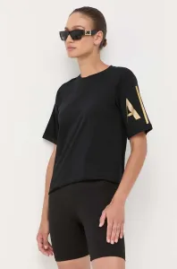 Bavlnené tričko Armani Exchange čierna farba #8921225