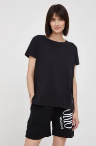 Bavlnené tričko Armani Exchange čierna farba, #218148