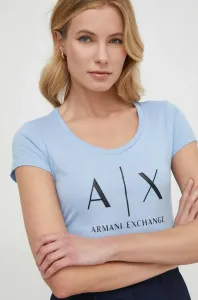 Bavlnené tričko Armani Exchange dámske, biela farba, 8NYT70 YJ16Z NOS #9046752