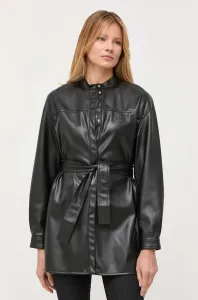 Košeľa Armani Exchange dámska, čierna farba, voľný strih #8739749