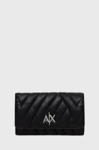 Listová kabelka Armani Exchange čierna farba