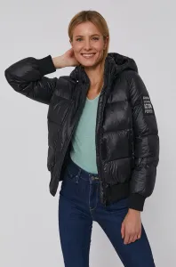 Páperová bunda Armani Exchange dámska, čierna farba, zimná #6904128