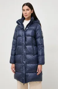 Páperová bunda Armani Exchange dámska, tmavomodrá farba, zimná, #8520928