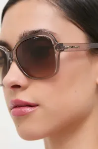 Slnečné okuliare Armani Exchange dámske, béžová farba #8658438