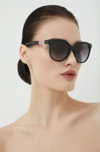 Slnečné okuliare Armani Exchange dámske, čierna farba #6490370