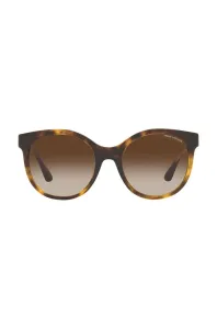 Slnečné okuliare Armani Exchange dámske, hnedá farba #5908125