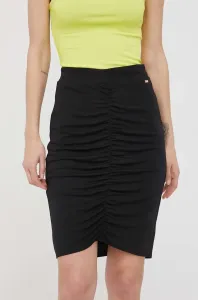 Sukňa Armani Exchange čierna farba, mini, puzdrová #5033584