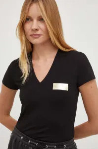 Tričko Armani Exchange dámsky, čierna farba #8764254