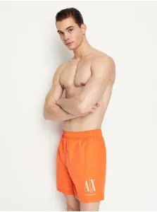 Orange Mens Swimwear Armani Exchange - Men #6852468