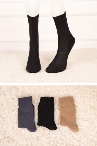 armonika 3-Pack Women's Plain College Socks