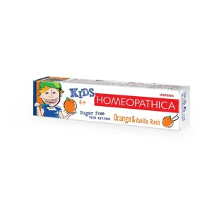 Zubná pasta 4+ Pomaranč a Vanilka Astera Homeopathica 50 ml