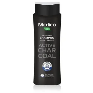 Detoxikačný šampón proti lupinám s aktívnym uhlím Medico SOS 390ml