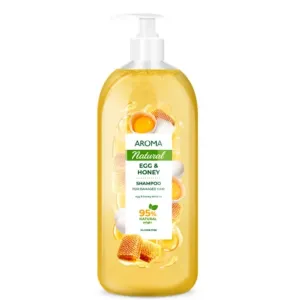 Aroma Šampón na poškodené vlasy Egg & Honey s pumpičkou 900 ml