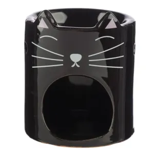 Aromalampa ušatá mačka - čierna, biela Farba: čierná #8611502