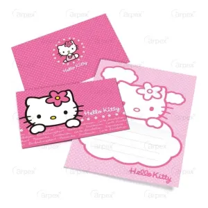 Pozvánky - Hello Kitty 6 ks - Arpex