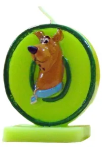Scooby Doo narodeninová sviečka - číslo 0 - Arpex