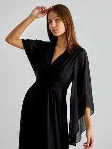 Čierne spoločenské šaty Marthe #1552235