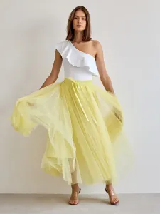 Žltá tylová sukňa Lia #1551614