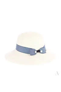 Modro-biely klobúk Plazowiczka