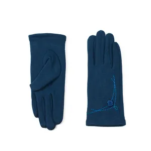 Art Of Polo Unisex's Gloves Rk16565 Navy Blue