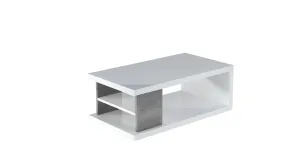 ArtAdrk Konferenčný stolík LUKE | biela/betón