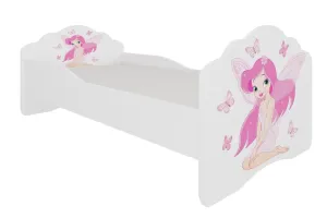 ArtAdrk Detská posteľ CASIMO | 80 x 160 cm Prevedenie: Dievča s krídlami