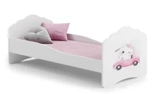 ArtAdrk Detská posteľ CASIMO | 80 x 160 cm Prevedenie: Mačička v aute