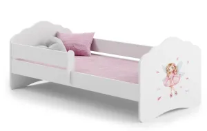 ArtAdrk Detská posteľ CASIMO | so zábranou Prevedenie: Víla s krídlami