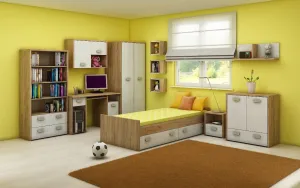 ArtCross Detská izba KITTY 2 Farba: craft zlatý / craft biely
