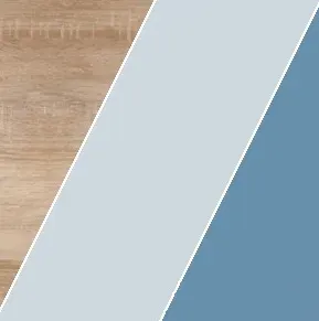 ArtCross Detská posteľ KITTY KIT-05 | bez roštu Farba: Dub sonoma svetlá / blankytná / modrá