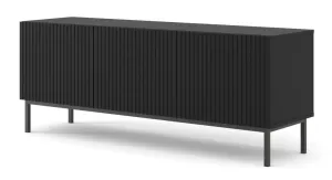 ARTBm TV stolík RAVENNA B 3D 150  | čierna matná Prevedenie: Čierny mat / čierna podnož